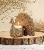 Peacock Candle Holder